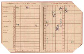 Tweede type stamkaart