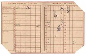 Tweede type stamkaart