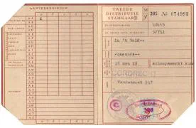 Tweede type stamkaart