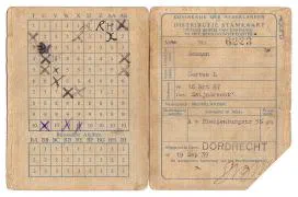 Distributiestamkaarten familie Bosman.