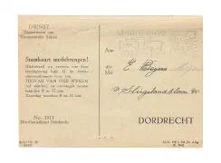 Distributiestamkaart op medische gronden.