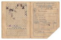 Distributiestamkaarten van de familie van Vlierden uit Dordrecht. thumbnail