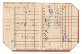 Distributiestamkaarten van de familie van Vlierden uit Dordrecht.