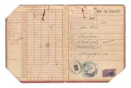 Distributiestamkaart 2e model Mevr. Christina den Boer uit Zwijndrecht.