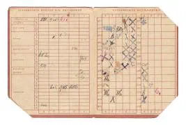 Distributiestamkaart 2e model Mevr. Christina den Boer uit Zwijndrecht.