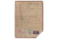 Distributiestamkaart 2e model Gijsbertus Hendrikus Snoek - Dordrecht. thumbnail