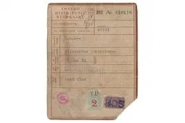 Distributiestamkaart 2e model Gijsbertus Hendrikus Snoek - Dordrecht.