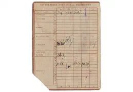 Distributiestamkaart 2e model Gijsbertus Hendrikus Snoek - Dordrecht.