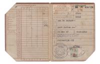 Distributiestamkaart 2e model Aart Bertus C van de Nadort - Dordrecht. thumbnail