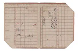 Distributiestamkaart 2e model Aart Bertus C van de Nadort - Dordrecht.