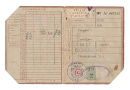 Distributiestamkaart 2e model Geertje Brand - Dordrecht.