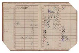 Distributiestamkaarten 2e model familie van der Linden - Dordrecht.