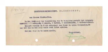 11. Luchtbescherming Sliedrecht – Ophalen goederen