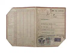 Persoonsbewijs en Distributiestamkaart P.H. Philipsen