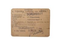 Document met betrekking tot de vrijstelling voor de invordering van het rijwiel thumbnail