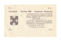 Sliedrecht: Emegency currency - May 1940