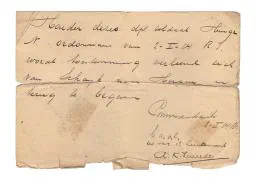 Dienstplichtig soldaat Nicolaas Huige