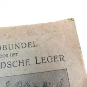 Zangboekje Dienstplichtig soldaat Willem Boer