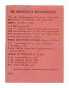 De officiele bonnenlijst.