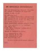 De officiele bonnenlijst.