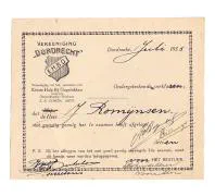 Het EHBO bewijs van Johannes Romijnsen.