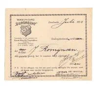 Het EHBO bewijs van Johannes Romijnsen.