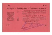 Sliedrecht: Noodgeld - mei 1940 thumbnail