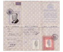 Het persoonsbewijs van de in Dubbeldam geboren Dhr. Arie Bijl.