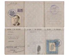 Het persoonsbewijs van de in Groot-Ammers geboren Dhr. Jurrie de Lange.