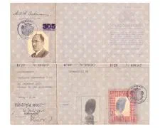 Het persoonsbewijs van de in Sloten geboren Dhr. Martinus Bernardus P Ackermann.