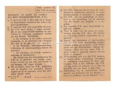 Wenken in acht te nemen bij het persoonsbewijs