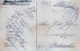 Veldpostkaart - Weet je nog wel - 20 november 1939