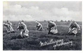 Veldpostkaart - Mitrailleurgroep op verkenning - 25 februari 1940