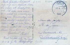 Veldpostkaart - Mitrailleurgroep op verkenning - 25 februari 1940