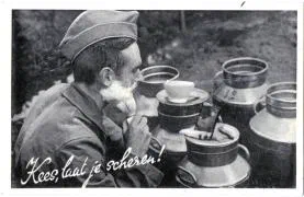 Veldpostkaart - Kees, laat je scheren! - 11 maart 1940