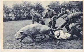 Veldpostkaart - Bij een heftig handgemeen - 14 november 1939