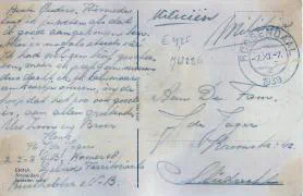 Veldpost militair Sliedrecht - 7 juni 1939