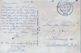 Veldpost militair Sliedrecht - 10 maart 1940