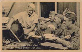 Field post card – He doesn’t cook the way you do – 20 October 1939