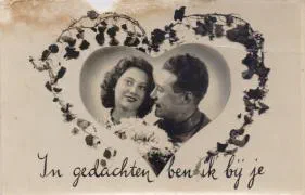 Veldpostkaart - In gedachten ben ik bij je - 24 november 1939