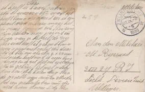 Field post card – I won’t forget you – 27 September 1939