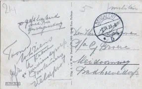 Veldpostkaart - Groeten uit Dordrecht - 2 september 1939