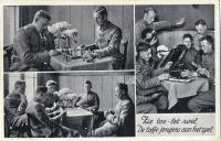 Veldpostkaart Zie toe-let wel, de toffe jongens aan het spel - 11 oktober 1939 thumbnail