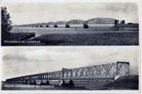 Veldpostkaart - Spoorbrug bij Moerdijk - Nieuwe Verkeersbrug bij Moerdijk - 12 april 1940 thumbnail