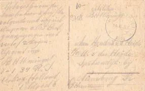 Veldpostkaart - Bij het geluid van de trompet - 14 februari 1940