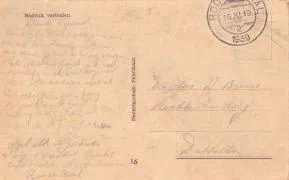 Veldpostkaart - We hebben het lang moeten proberen - 16 november 1939