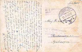 Veldpostkaart - Dordrecht. Vischbrug - 11 maart 1940