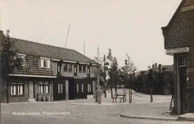 Veldpostkaart - Middenstraat Papendrecht - 30 augustus 1939