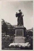Veldpostkaart - Rotterdam, Standbeeld Erasmus - 10 januari 1940