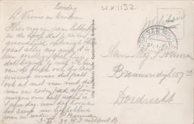 Veldpostkaart - Rotterdam. Vier Leeuwenbrug - 21 januari 1940